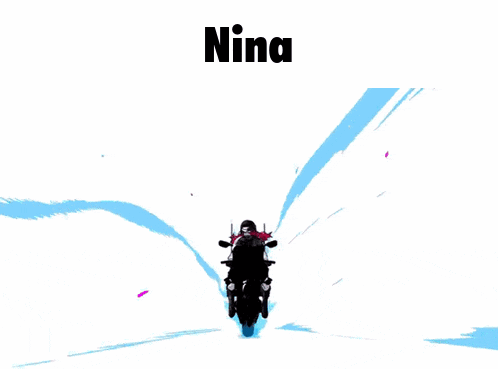 a girl with red hair and blue eyes is wearing a black hat with the word nina above her