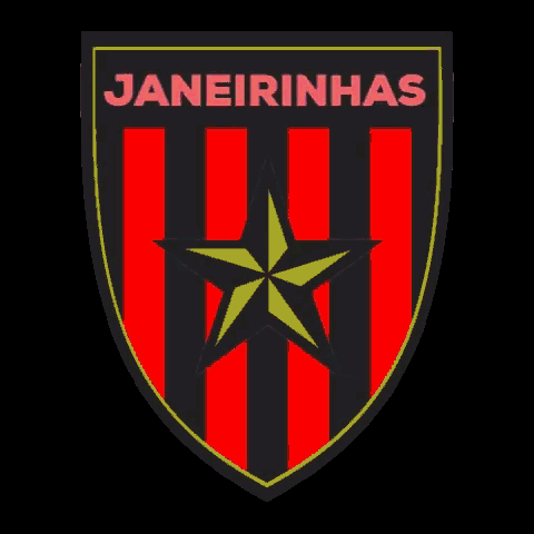 a black and red shield with a star and the words jangirinhas on it