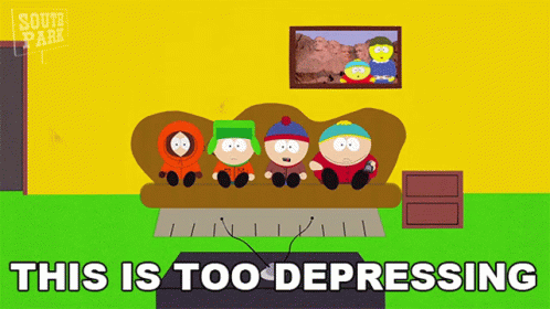 This Is Too Depressing Eric Cartman GIF - This Is Too Depressing Eric Cartman Kyle Broflovski GIFs