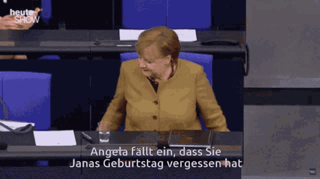 Merkel Maske GIF - Merkel Maske Geburtstag GIFs