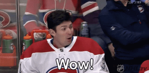 Carey Price Wow GIF - Carey Price Wow Montreal Canadiens GIFs