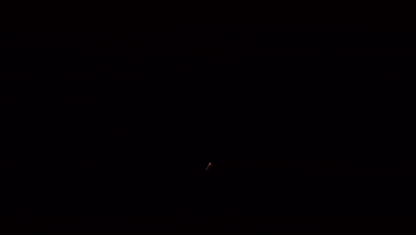 a computer generated image of a sunset with a white circle in the center
