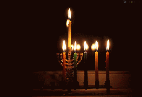 Feliz Hanukkah GIF - Hanukkah Happy Hanukka Candles GIFs