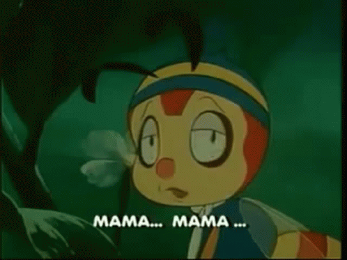 Mama, Aku Ingin Bertemu Mama :'( GIF - Hatchi Cartoon Old Cartoon GIFs