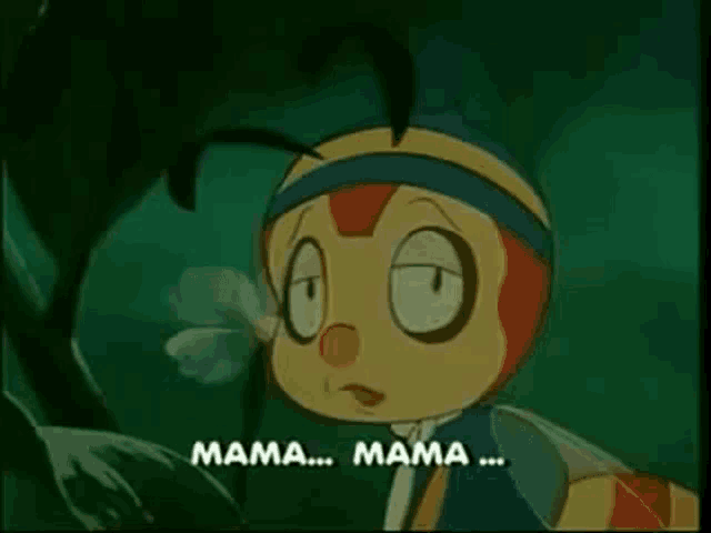 a close up of a cartoon bee with big eyes looking at something