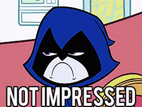 Teen Titans Go Raven GIF - Teen Titans Go Raven Not Impressed GIFs