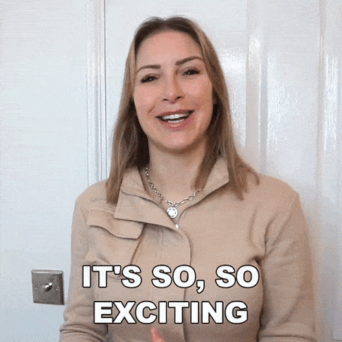 Its So So Exciting Tracy Kiss GIF - Its So So Exciting Tracy Kiss Its Extremely Exciting GIFs