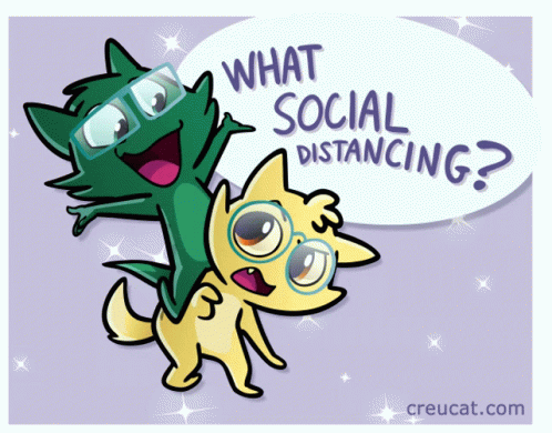 Social Distancing Social Distance GIF - Social Distancing Social Distance Mek Krek GIFs