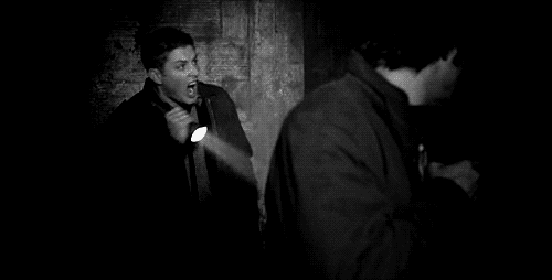 Dean Screams GIF - Supernatural Dean Winchester Shock GIFs