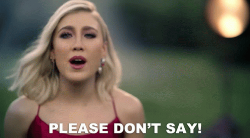 Please Dont Say Maddie GIF - Please Dont Say Maddie Maddie And Tae GIFs