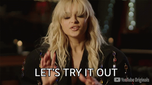 Lets Try It Out Bebe Rexha GIF - Lets Try It Out Bebe Rexha Released GIFs