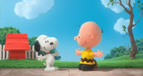 Snoopy Charlie GIF - Snoopy Charlie Hug GIFs