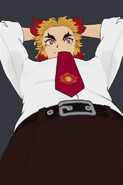 a man in a white shirt and red tie with his hands behind his head .