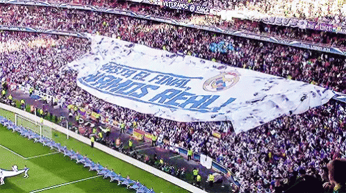 Real Madrid Hasta El Final GIF - Real Madrid Felicidades Al Madrid Vamos Real GIFs