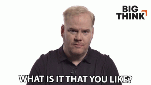 What Is It That You Like Jim Gaffigan GIF - What Is It That You Like Jim Gaffigan Big Think GIFs