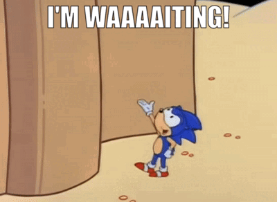 Sonic Im Waiting GIF - Sonic Im Waiting Adventures Of Sonic The Hedgehog GIFs