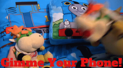 Sml Bowser GIF - Sml Bowser Gimmie Your Phone GIFs
