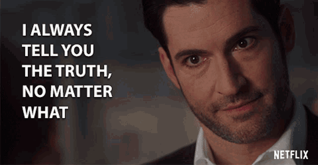 I Always Tell You The Truth No Matter What Lucifer Morningstar GIF - I Always Tell You The Truth No Matter What Lucifer Morningstar Tom Ellis GIFs