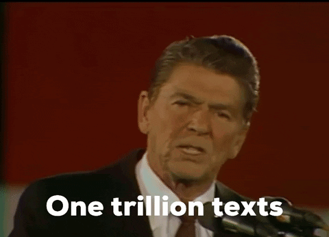 Ronald Reagan President Reagan GIF - Ronald Reagan President Reagan Texts GIFs