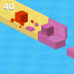 a game with a score of 40 is being played