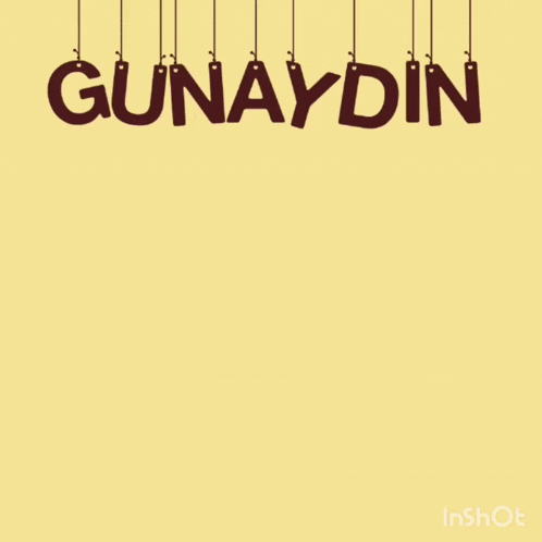a poster with the words gunaydin hiddendark dark family