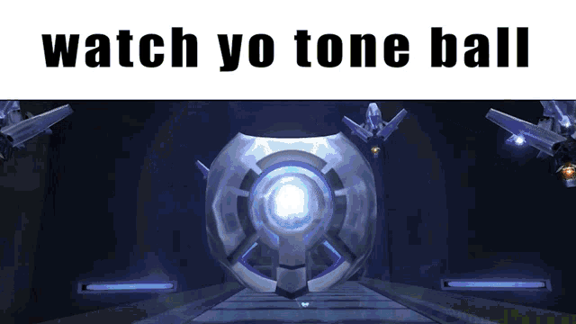 a screenshot of a video game with the words watch yo tone ball above it