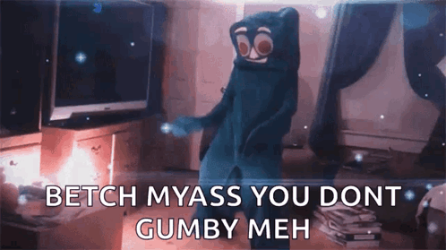 Gumby Smack That GIF - Gumby Smack That Happy Dance GIFs