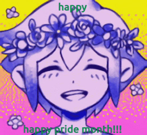 Basil Omori Omori Basil GIF - Basil Omori Omori Basil Happy Happy Pride Month GIFs