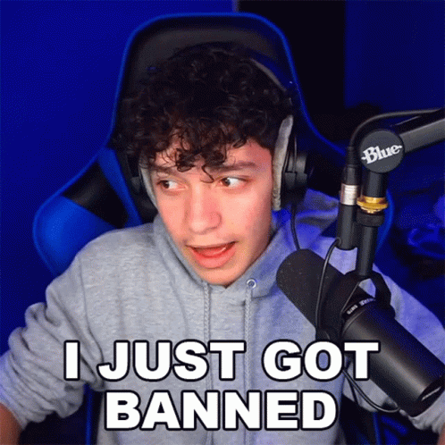 I Just Got Banned Vrax GIF - I Just Got Banned Vrax I Was Kicked Out GIFs