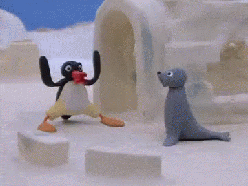 Pingu Seal GIF - Pingu Seal Shock GIFs