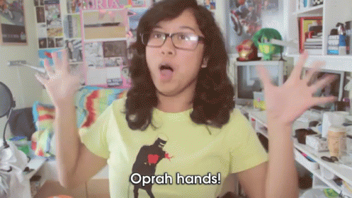 You Get A A Jazz Hand And You Get A Jazz Hand GIF - Happy Smile Oprah GIFs