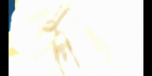 a cartoon of a person with a glowing face