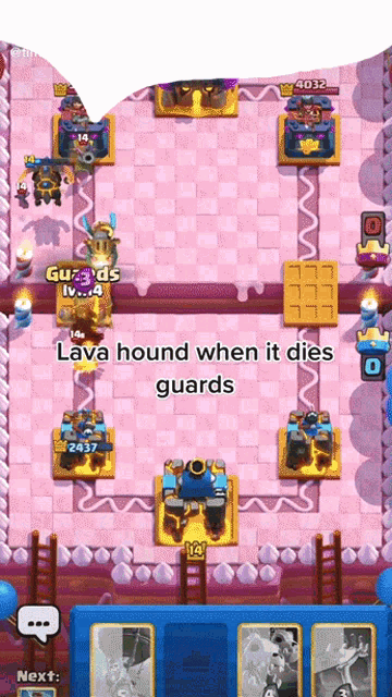 Lava Hound When It Dies Guards GIF - Lava Hound When It Dies Guards GIFs