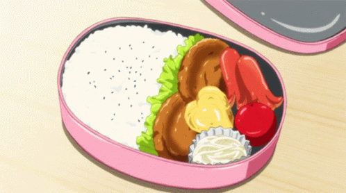 Anime Food Bento Box GIF