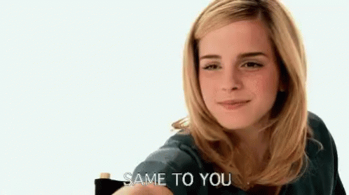 Emma Watson Same To You GIF - Same To You Emma Watson GIFs