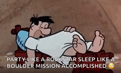 Fred Flintstone Sleeping GIF - Fred Flintstone Sleeping Snoring GIFs