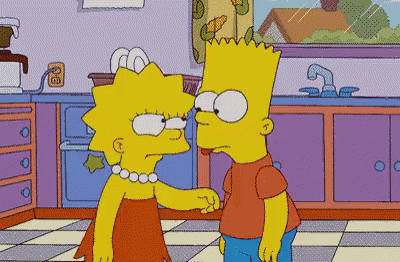 Yum GIF - The Simpsons Bart Simpson Lisa Simpson GIFs