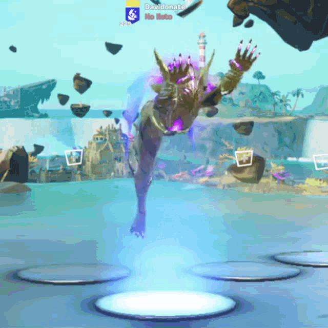 a person in a video game with the name davidonate on the bottom