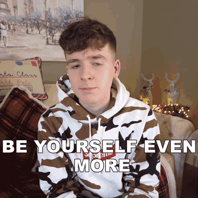 Be Yourself Even More Adam B GIF - Be Yourself Even More Adam B Be Yourself GIFs