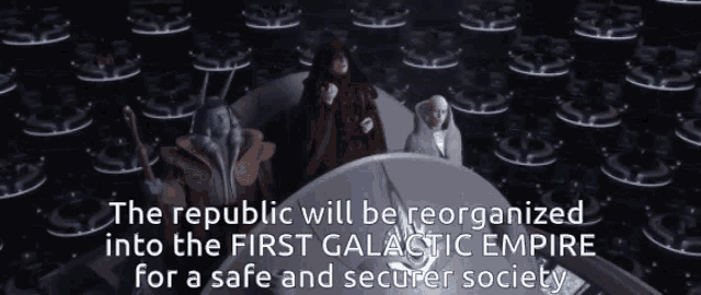 Palpatine First Galactic Empire GIF - Palpatine First Galactic Empire GIFs