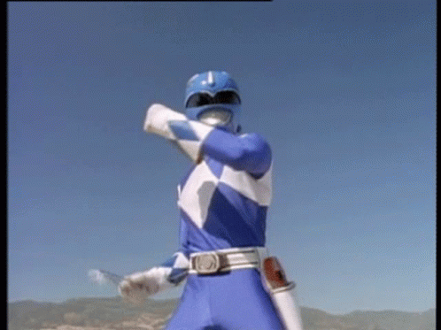 Power Rangers Blue Ranger GIF - Power Rangers Blue Ranger Mighty Morphin GIFs