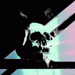 Skull Scary GIF - Skull Scary Graphic Design GIFs