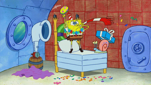 Congratulations Happy Birthday GIF - Congratulations Happy Birthday Spongebob GIFs