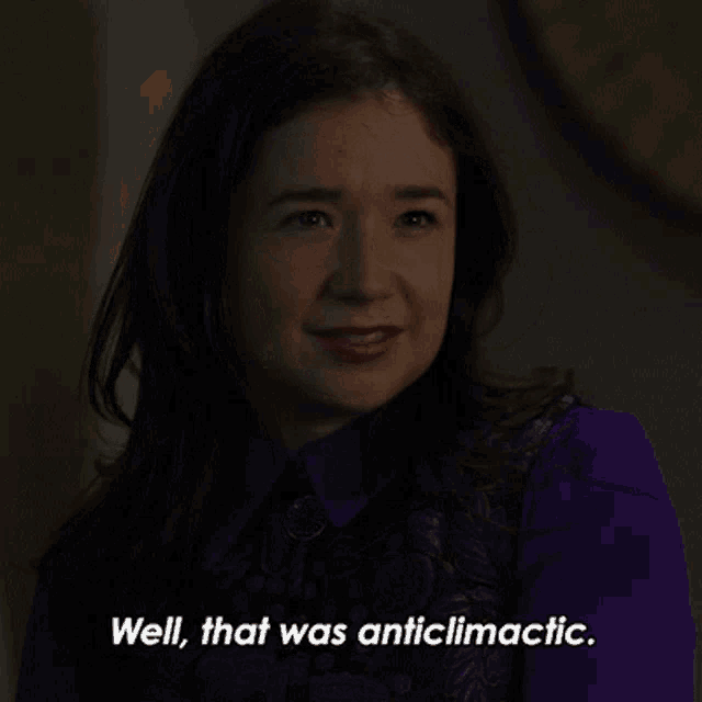 Well That Was Anticlimactic Marissa Gold GIF - Well That Was Anticlimactic Marissa Gold The Good Fight GIFs