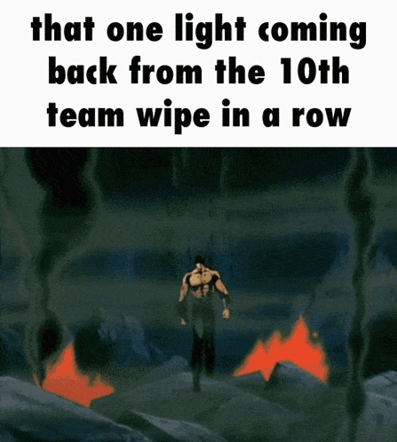 that one light coming back from the 10th team wipe in a row written on a poster