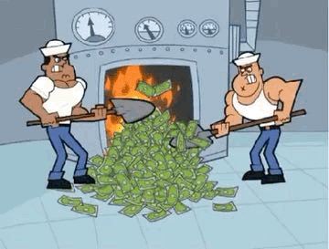 Burning Money Burn Money GIF - Burning Money Burn Money GIFs