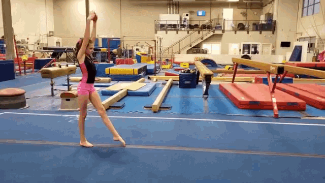 Gymnastics Handstand Flip GIF - Gymnastics Handstand Flip Practice GIFs