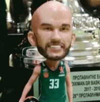 Basketball Bald GIF