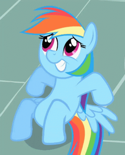 Rainbow Dash Cute GIF - Rainbow Dash Cute Mlp GIFs