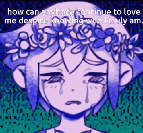 a drawing of a girl with a flower crown on her head